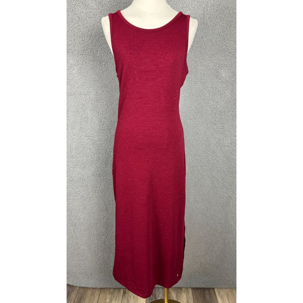 Roxy Womens Rumba Back Cutout Sleeveless Midi Dress Red Size Medium New With Tag